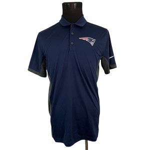 Nike | Men's NFL Team Apparel Dri Fit New England Patriots Polo Shirt Medium